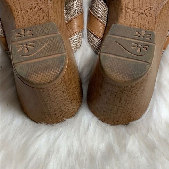 Dansko Sophie Brown Slide Sandals Sz 38/7.5-8 - Picture 7 of 7